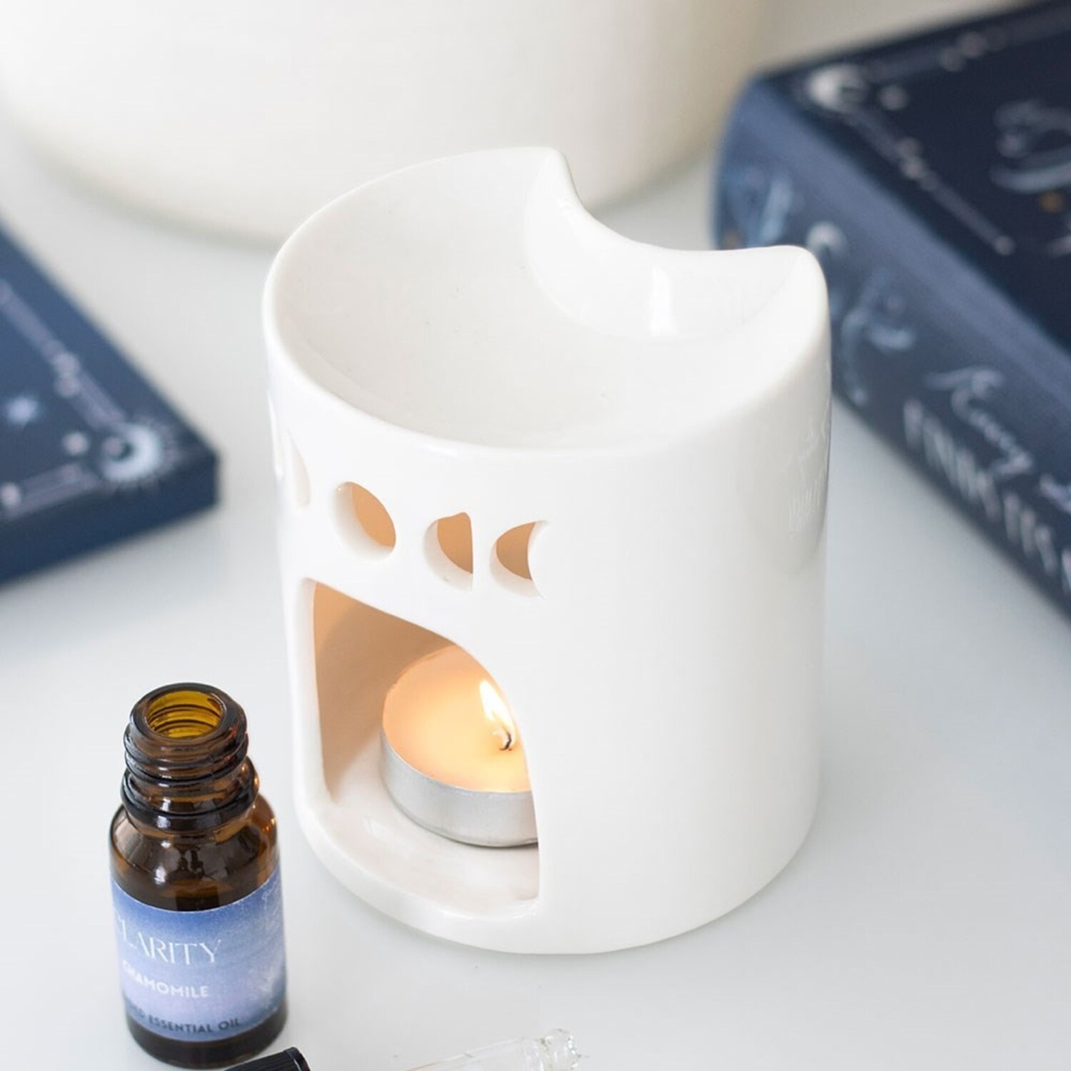 Crescent Moon Oil Burner