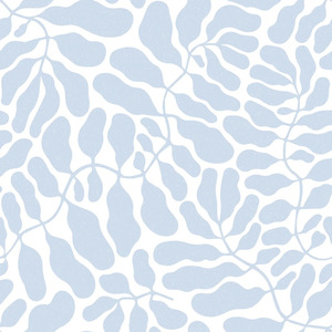 Coral Reef Wallpaper in Blue
