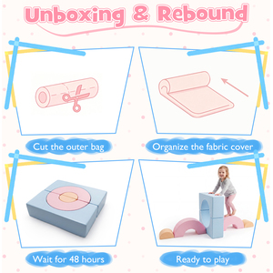 Toddlers Foam Climbing Blocks