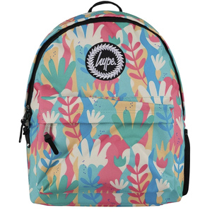 Unisex Pastel Floral Backpack with Padded Straps  Durable School Travel Bag