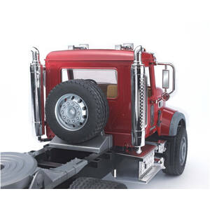 Bruder MACK Granite Low loader truck with JCB 4CX Backhoe loader Backhoe Loader Model