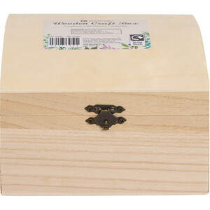 Wooden Unfinished Craft Box