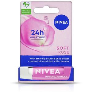 Nivea Soft Rose Lip Balm Stick 4.8g