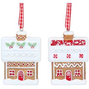 Gingerbread House Christmas Tree Decorations