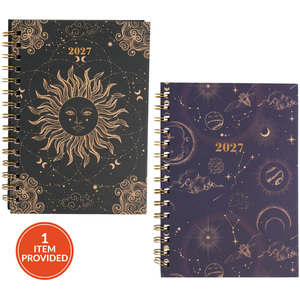 2027 Foiled Astrological Sprial Diary