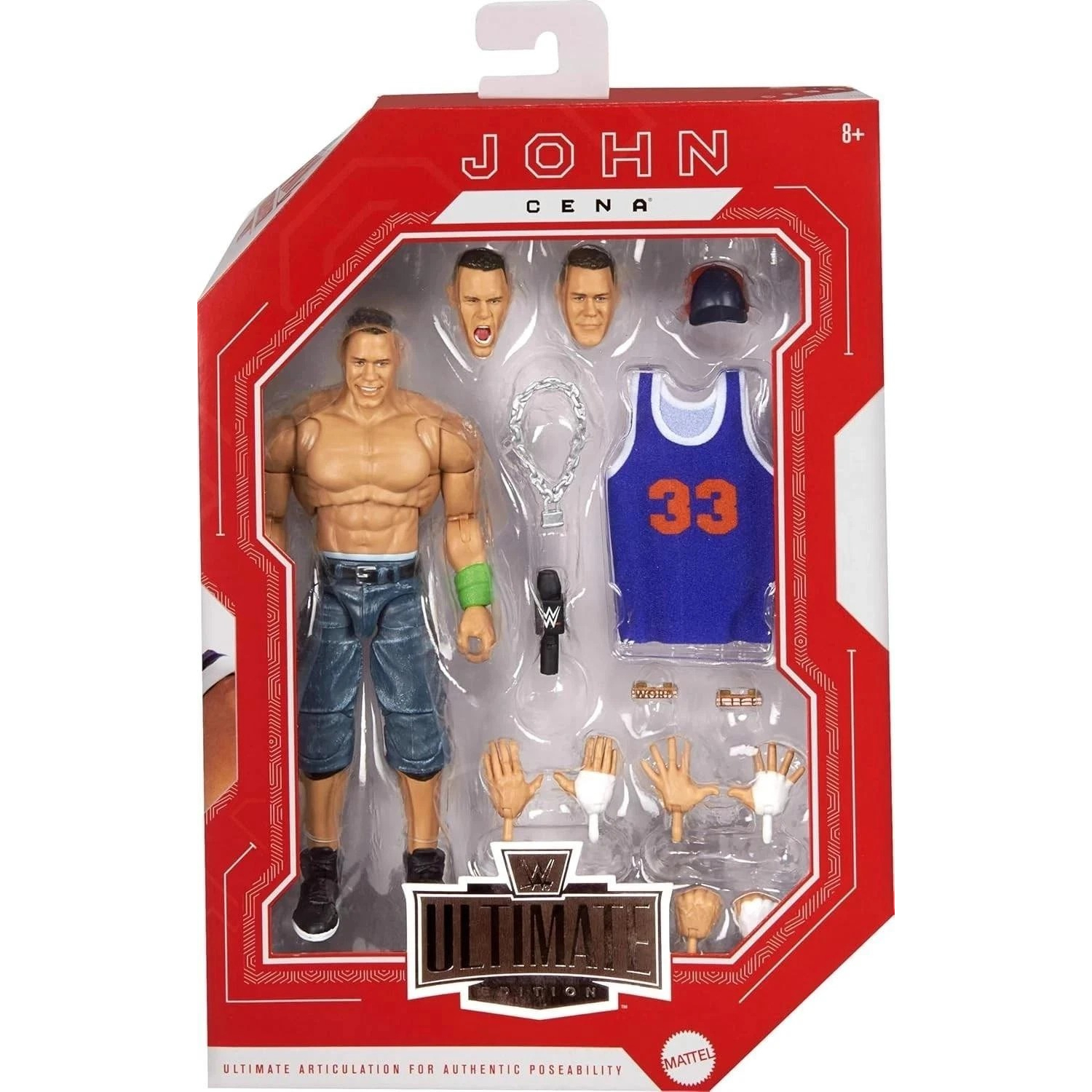Mattel WWE Ultimate Edition John Cena Figure - Blue