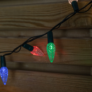 7.5m 150 LED Multi-action Pinecone Christmas Lights in Multi-Coloured