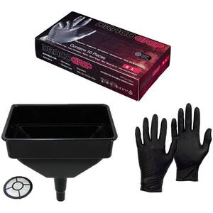 Pegdev Jerry Can Bundle Nitrile Gloves & Funnel Set