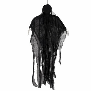Halloween Decorations Grim Reaper 130cm Black Polyester Foam