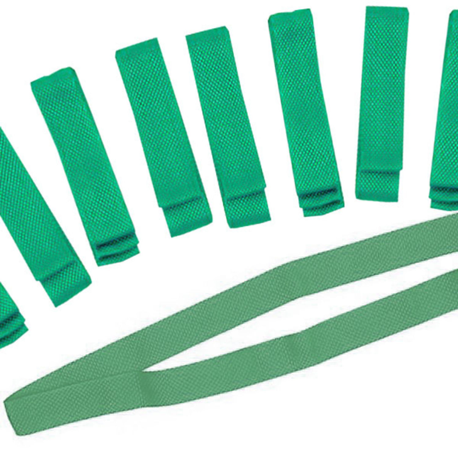 Pre-Sport Team Bands (Pack Of 10) - Green