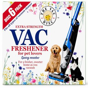 6 Vacuum Cleaner Freshener Discs Spring Meadow Pet Floral Freshener