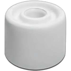 Dzina 2 White 30mm Rubber Door Stops Door/wall Protectors