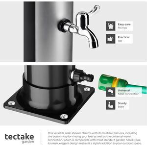 Tectake® Solar Shower Orinoco