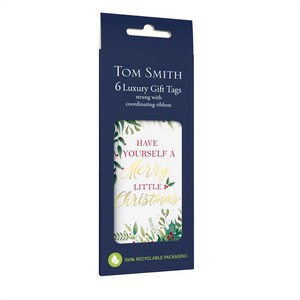 Pack of 6 Merry Berry Luxury Christmas Gift Tags