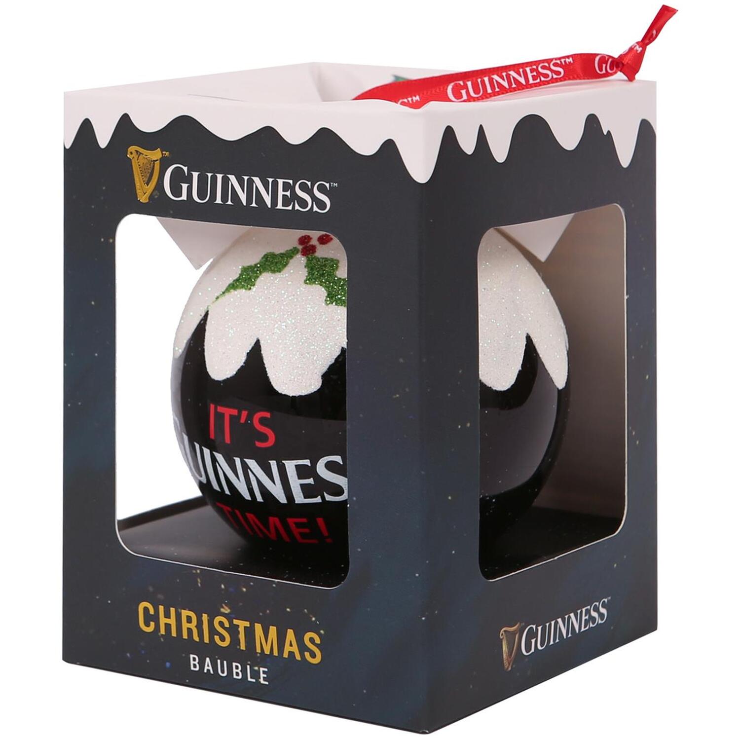 Guinness Multicolor Glass Christmas Bauble - 8.5Cm - Image 2