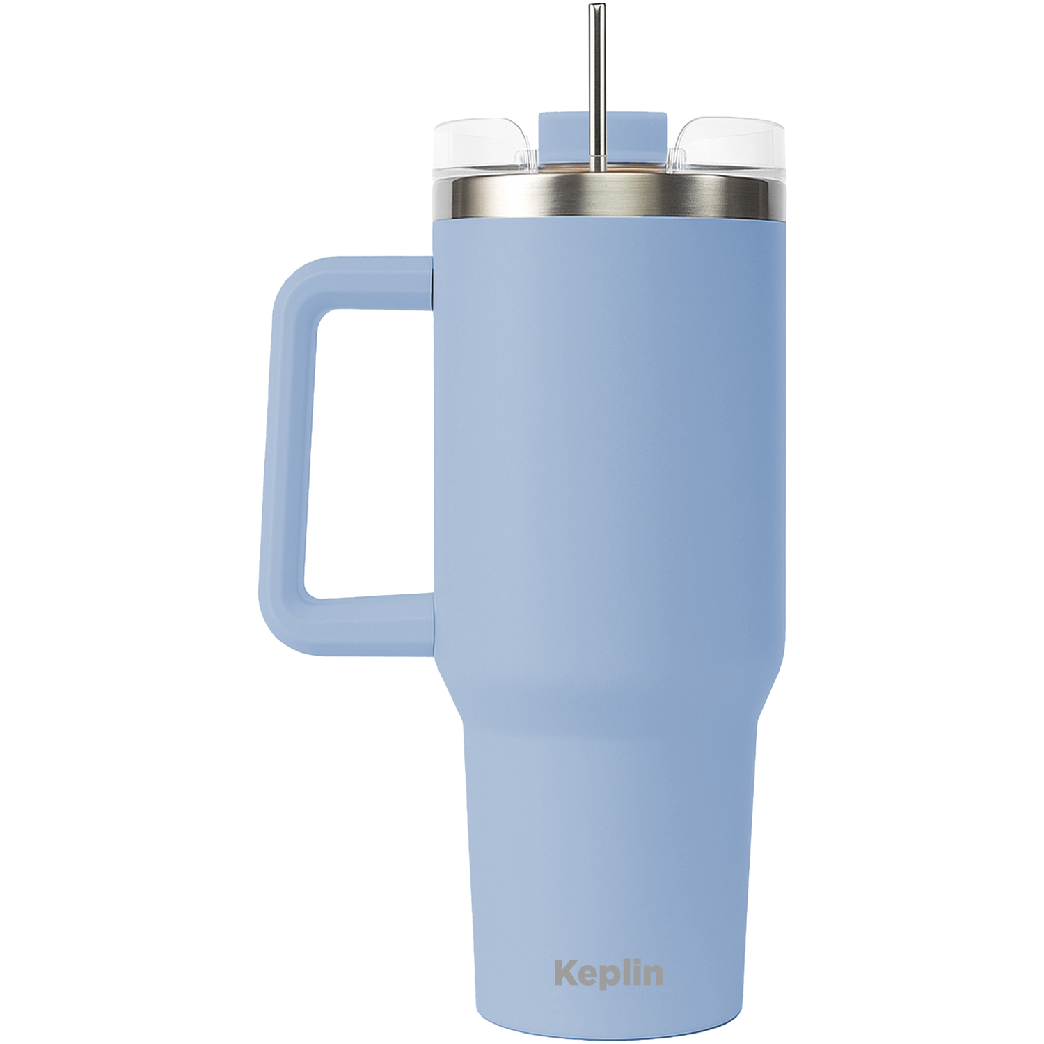 Keplin 1200Ml Insulated Travel Tumbler, 40Oz, Double Wall, Stainless Steel B - Light Blue - Image 3