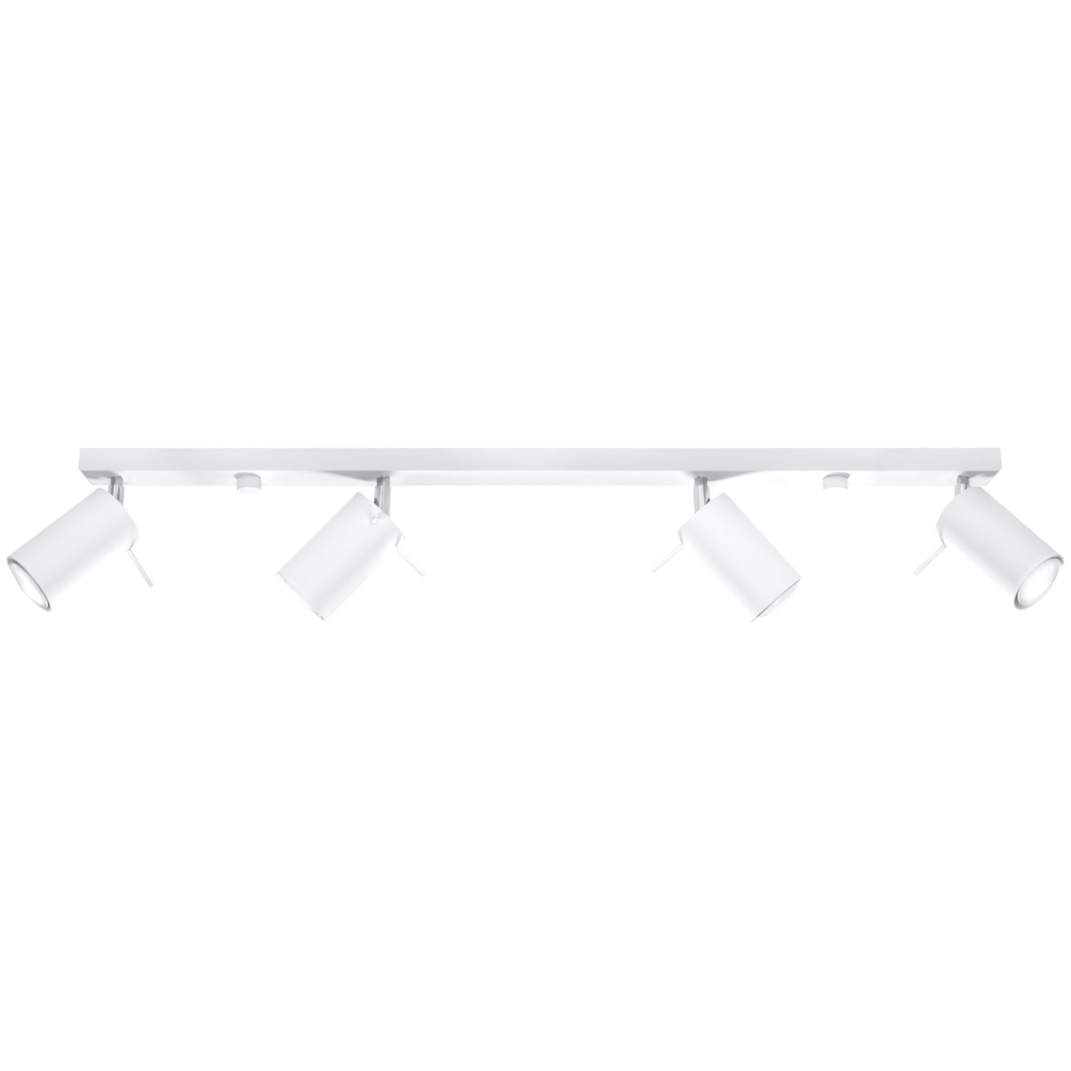 Sollux Lighting Ceiling Lamp Ring 4 Black - White / 80Cm
