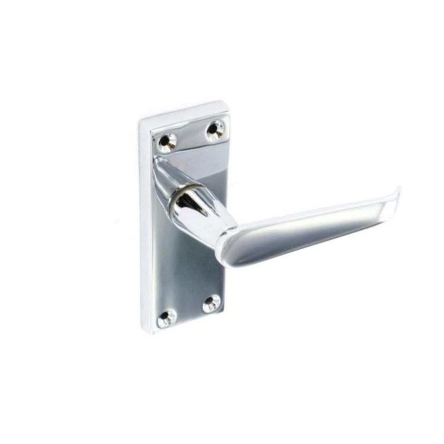 Securit Chrome Latch Handles (Pack Of 2) - Silver