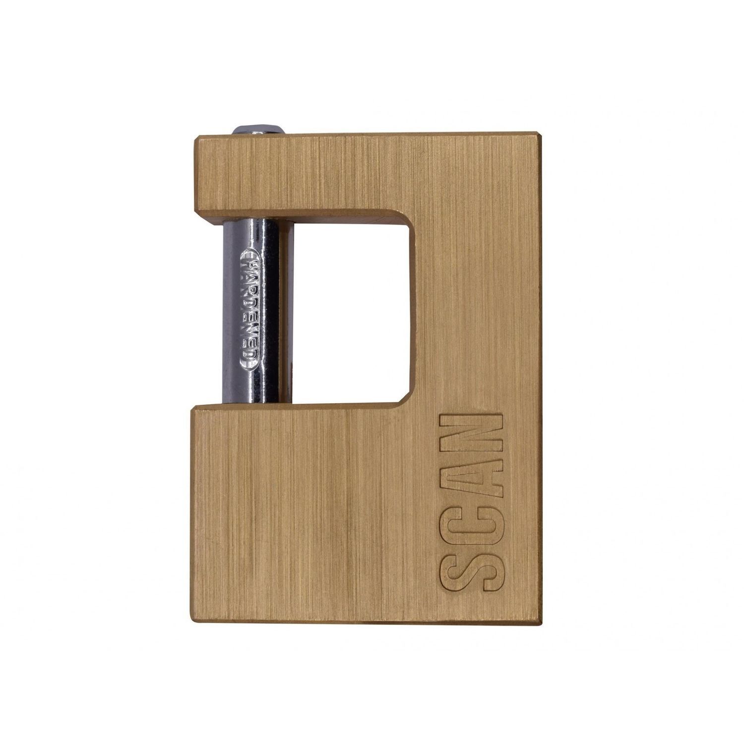 Scan Brass Shutter Padlock A - Multi Colour