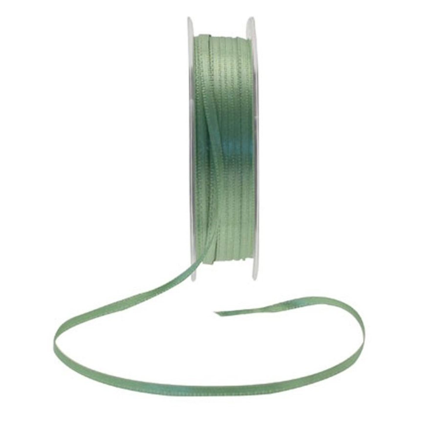 Kdmd Unisex Green 3Mm Moss Satin Ribbon 3 Pack - Image 2