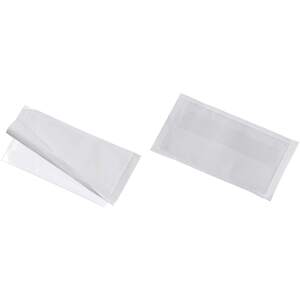 Pocketfix Plus Adhesive Flap Pocket Label Sleeve - 10 Pack - 90 x 57mm