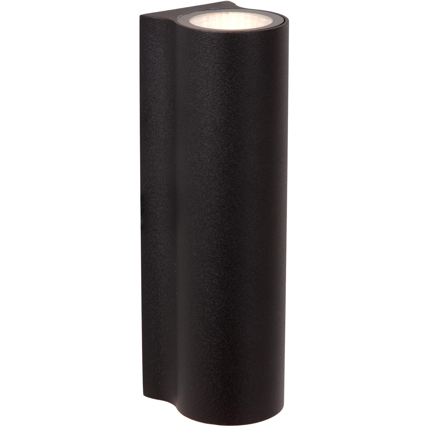 Lucide Akra Outdoor Wall Light - Black Aluminium LED 2700K IP54 Downlight Fixture - Image 3