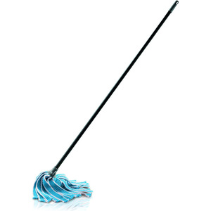 Addis Mega Mop Strands, White, Blue Graphite 513189
