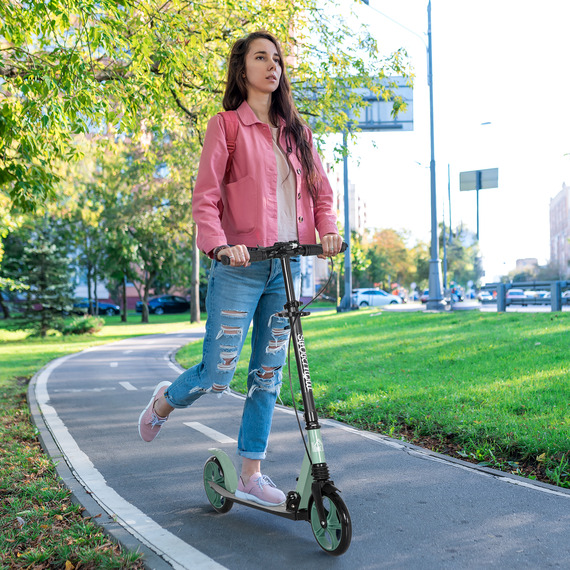 HOMCOM One click Folding Kick Scooter