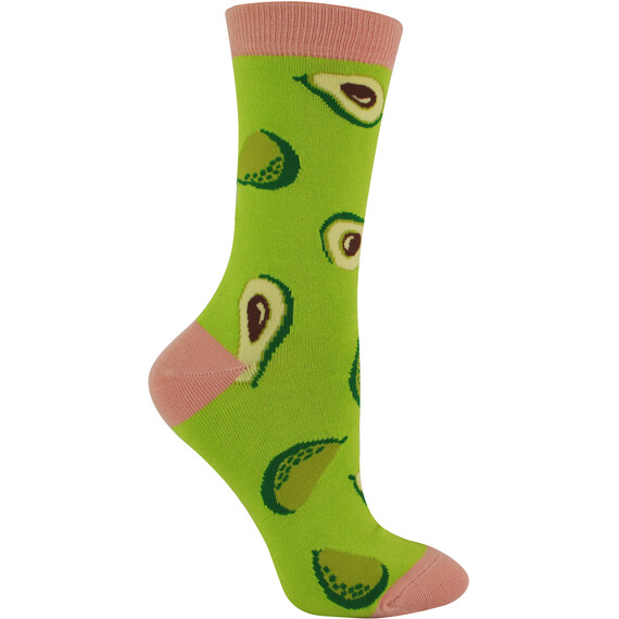 Novelty Fruit Watermelon Avocado Lemon Design Soft Bamboo Socks