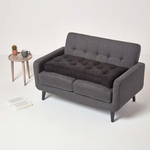 Faux Suede 2 Seater Booster Cushion