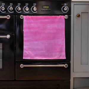 Pink Watercolour Strokes Kitchen Towel
