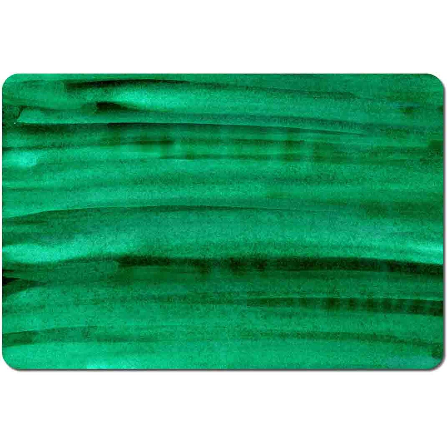 Image of Green Watercolour Strokes Placemat Set -&hellip;