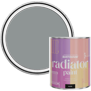 Rust-Oleum Radiator Paint in Gloss Finish - Mid-Anthracite 750ml