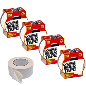 4 Double Sided Tape Heavy Duty Adhesive Tape Multipurpose 48mm 10M