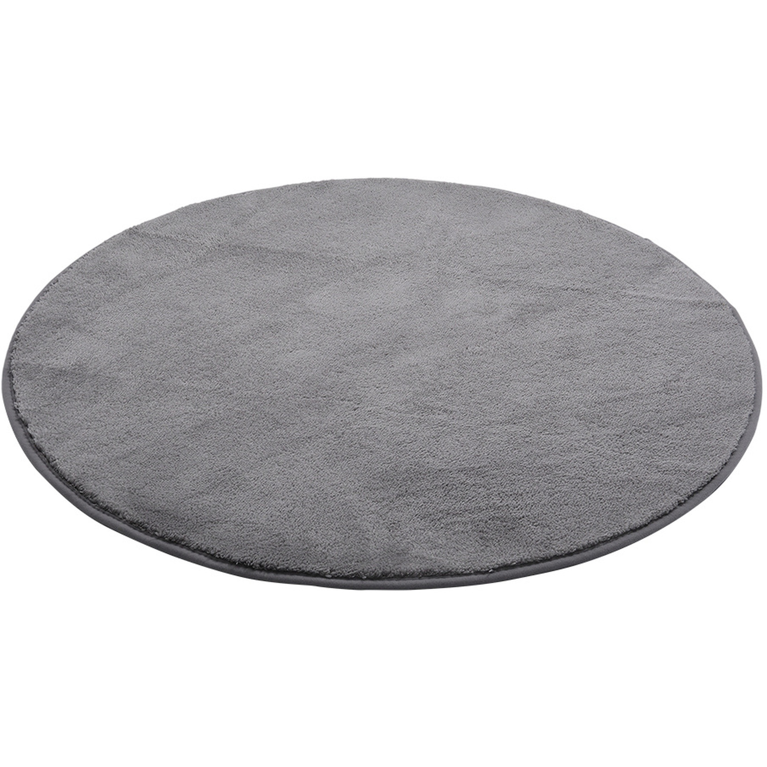 Round Area Rug For Kids Room - Grey