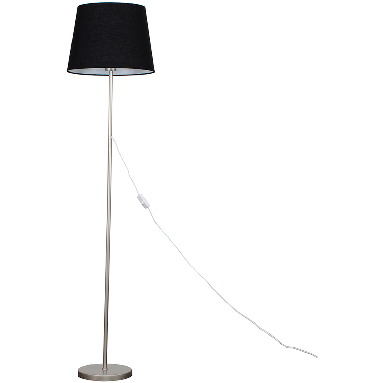 Image of Charlie Silver Modern Stem Floor Lamp&hellip;