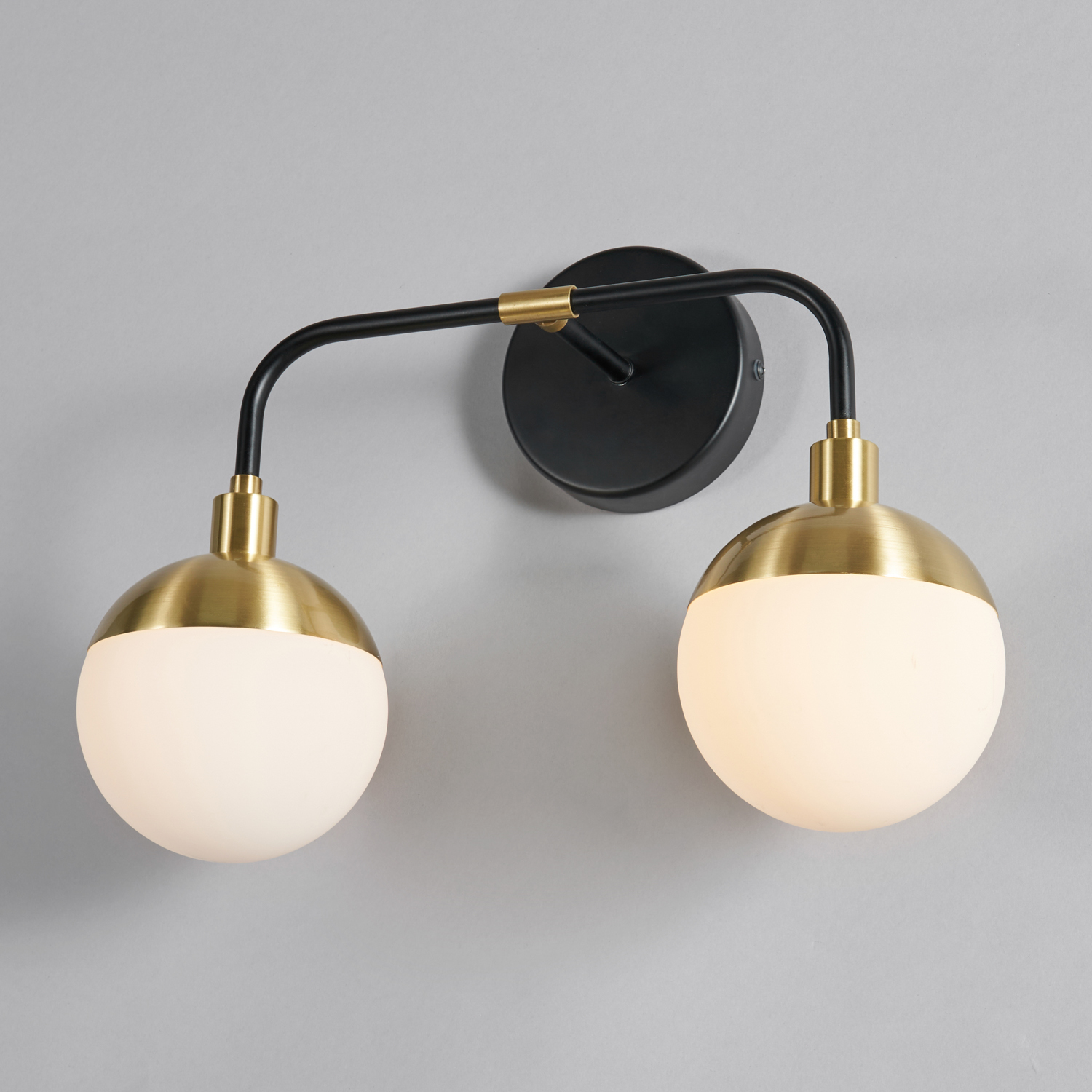 Sydney 2 Light Bathroom Wall Light - Satin Brass