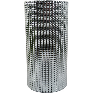 Silver Dot Glass Vase
