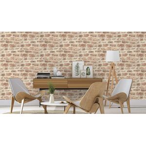 Rustic Stone Brick Wallpaper