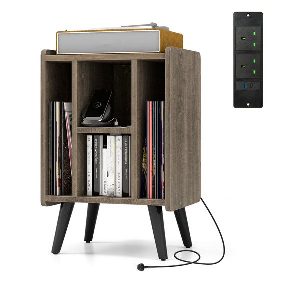 Record Player Stand Vinyl Record Storage Turntable Stand