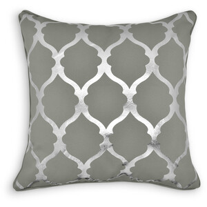 Modern Ethnic Pattern Foil Print Cushion