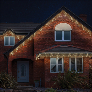 Icicle lights White Rubber  604020 Drop  11M