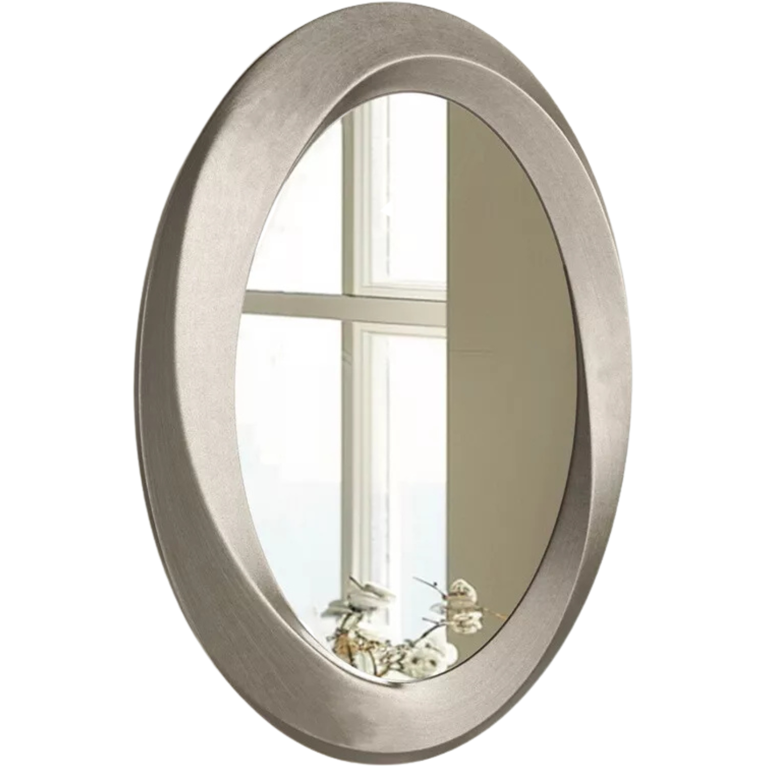 Image of Retro Wall Large Oval Vanity Mirror&hellip;