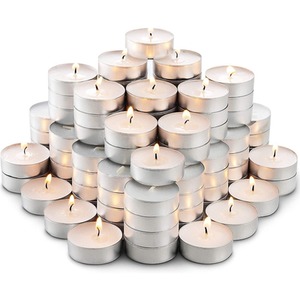 Unscented Tea Lights Candles 3.5 Hour Burn