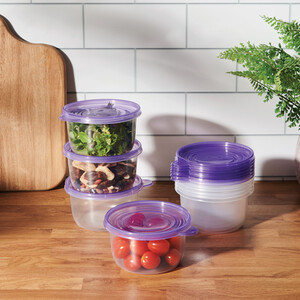Pack of 10 Round Food Containers