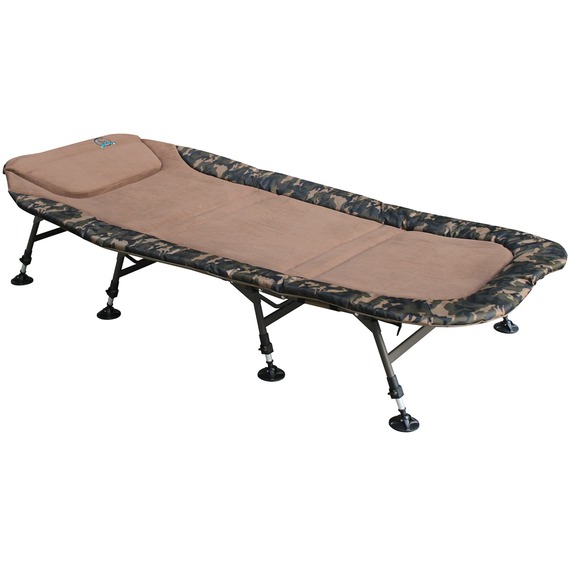 CARPZILLA Fishing Bed 8 Legs 150kg Folding Bedchair Camping Equipment 210x97cm