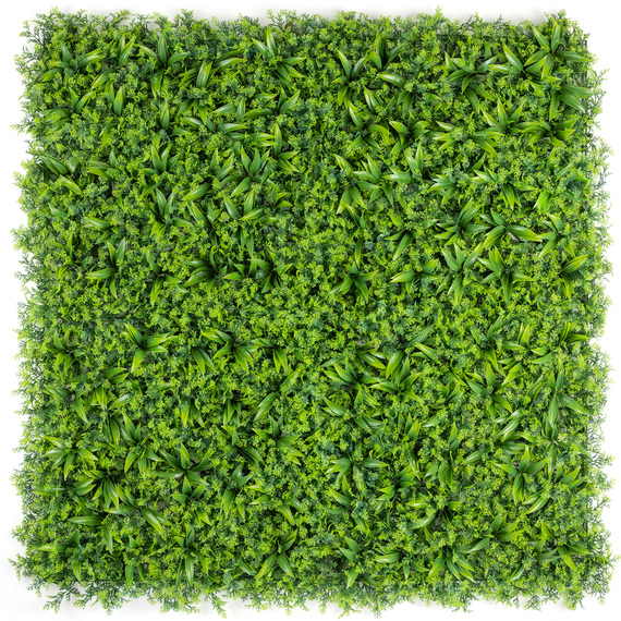 Artificial Garden Foliage Living Wall 4Pc