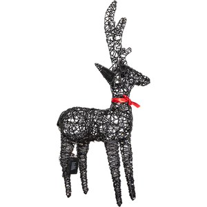 Battery Operated Light up Brown Christmas Reindeer with  LEDs