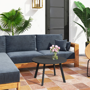 Outsunny 70cm Round Coffee Table