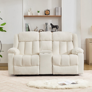 Lovell 2 Seat Manual Recliner Sofa with Central Console